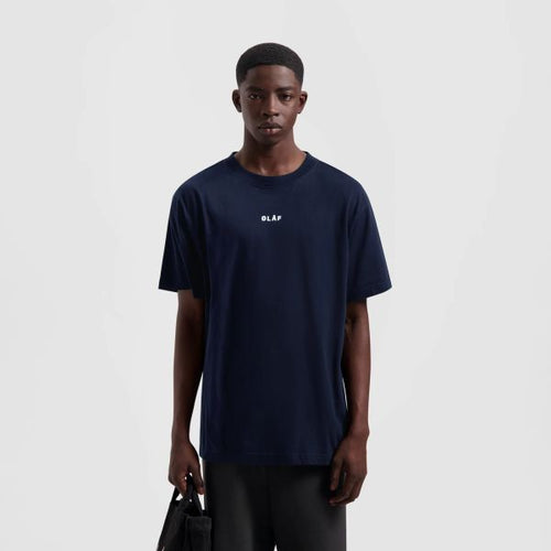Olaf Block T-shirt Navy