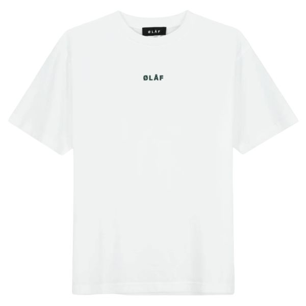 Olaf Block T-shirt Wit