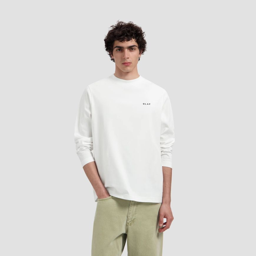 Olaf Broken Plate Longsleeve T-shirt Wit