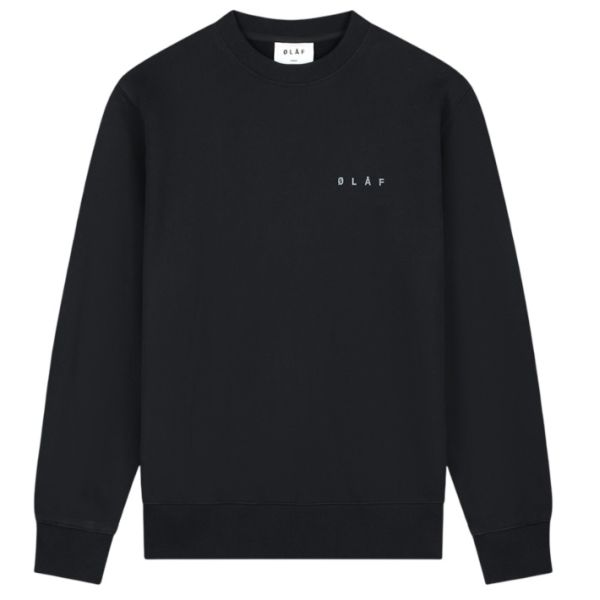 Olaf Brushstroke Face Sweater Zwart