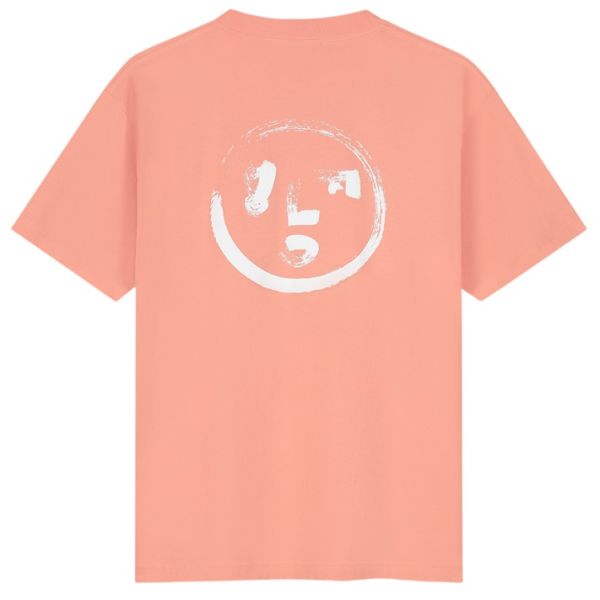 Olaf Brushstroke Face T-shirt Coral