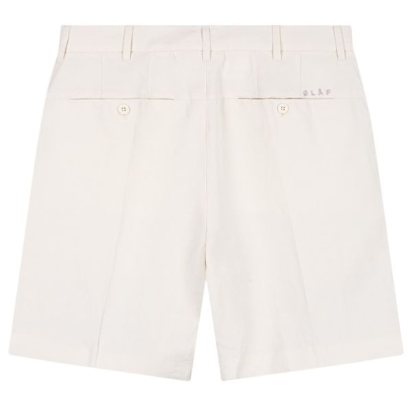 Olaf Cotton Linen Korte Broek Off White