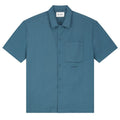 Olaf Cotton Linen Overhemd Blauw