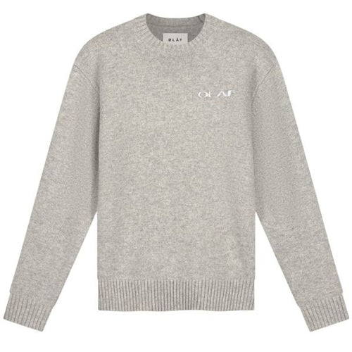 Olaf Drift Knitted Sweater Grijs