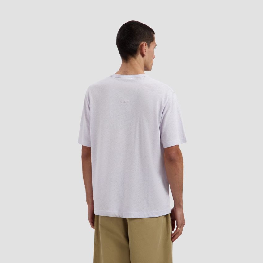 Olaf Essential Cotton Linen T-shirt Paars