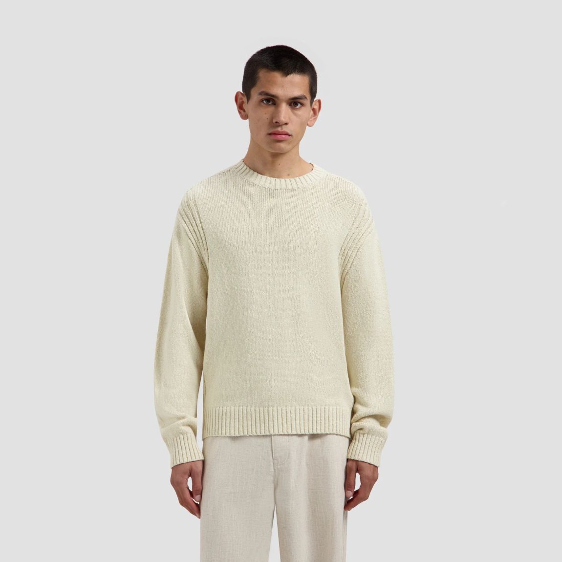 Olaf Essential Knitted Sweater Off White