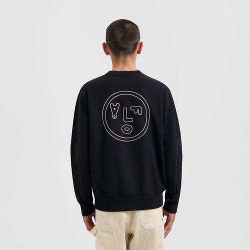 Olaf Face Sweater Zwart