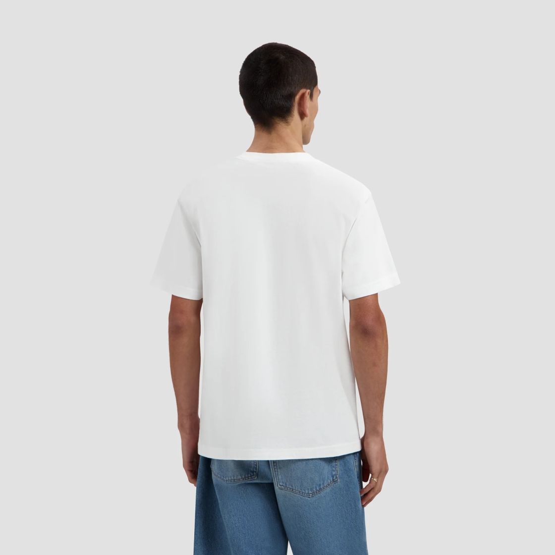 Olaf Felted Flower T-shirt Wit