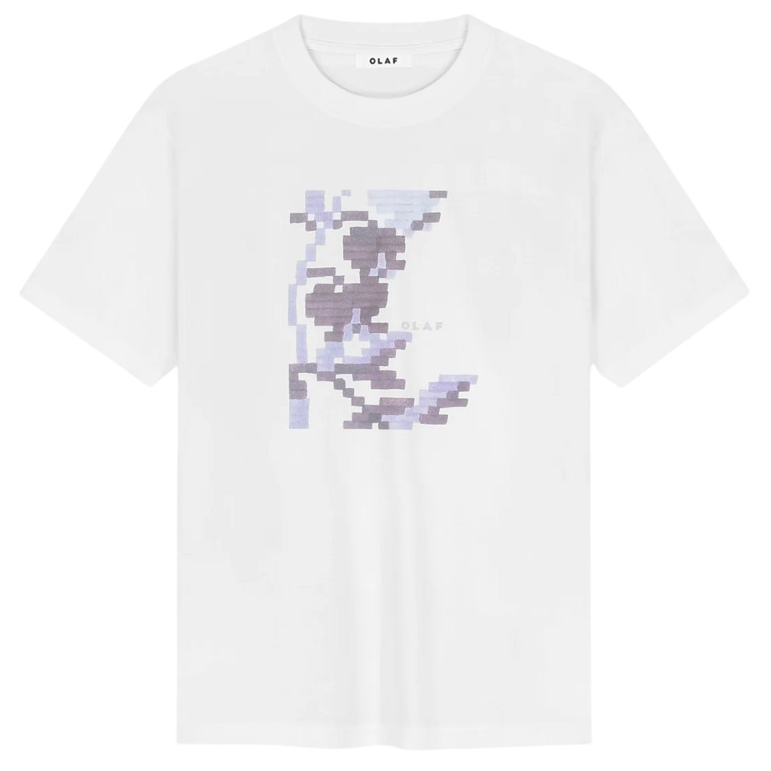Olaf Felted Flower T-shirt Wit