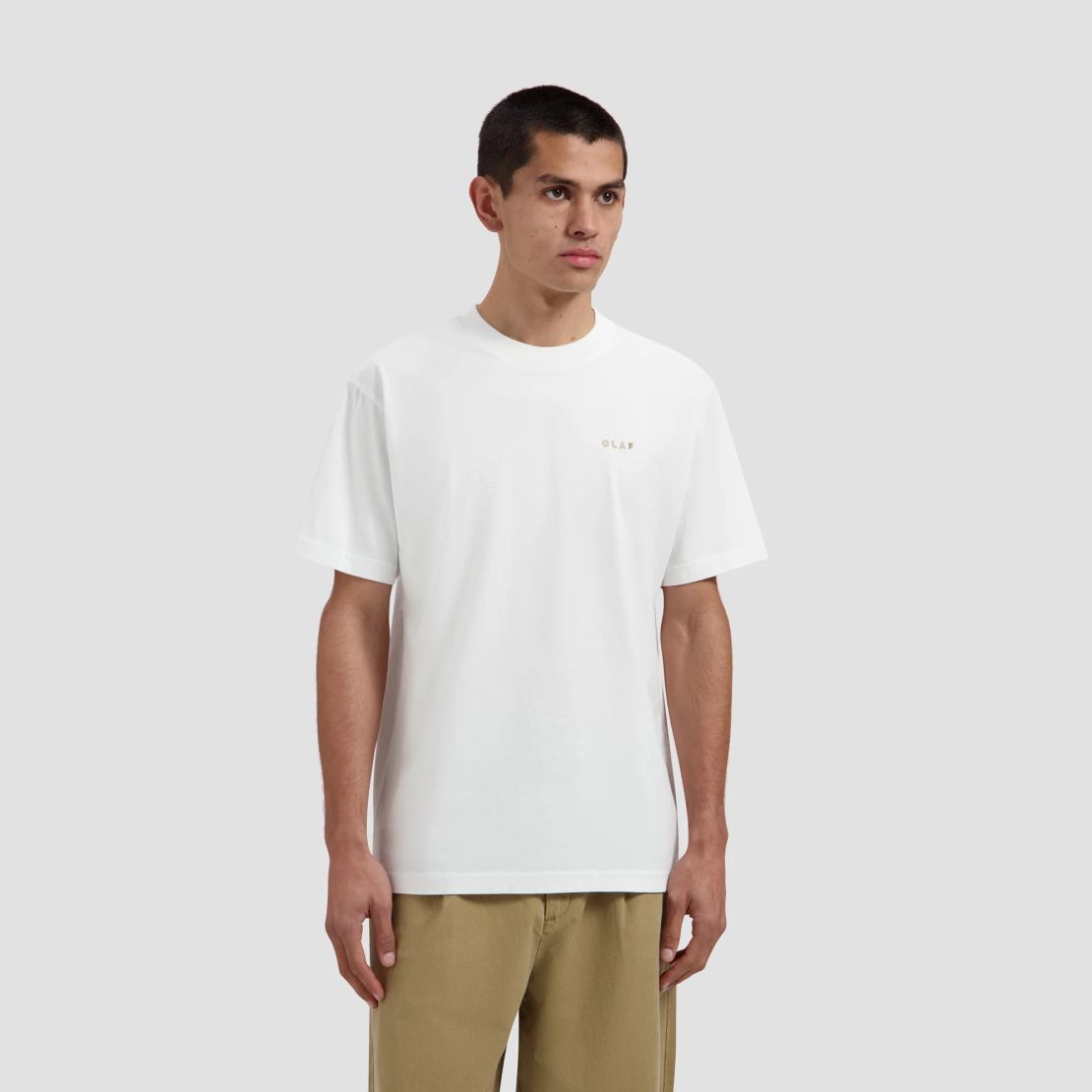 Olaf Felted Watercrest T-shirt Wit