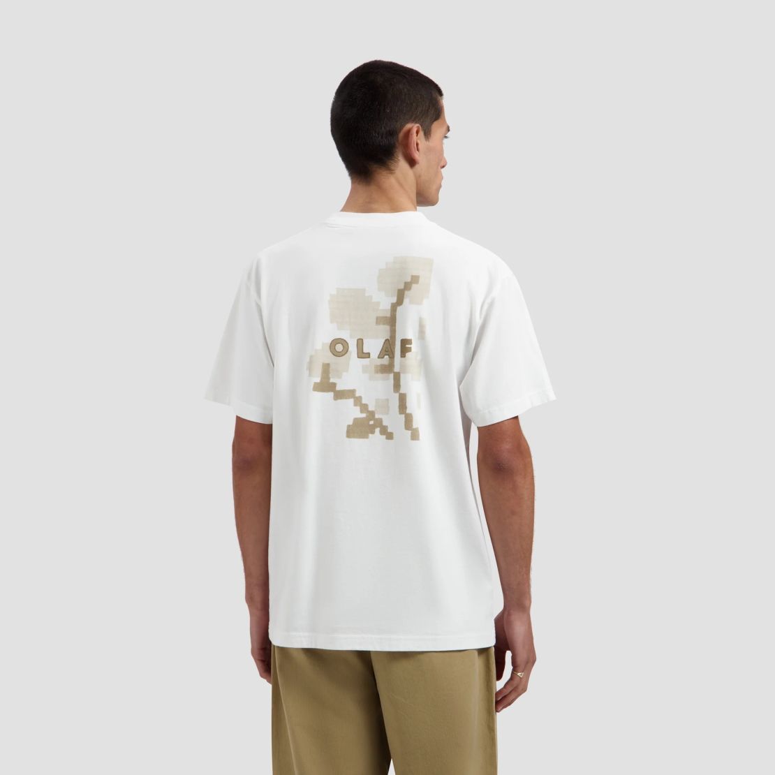 Olaf Felted Watercrest T-shirt Wit