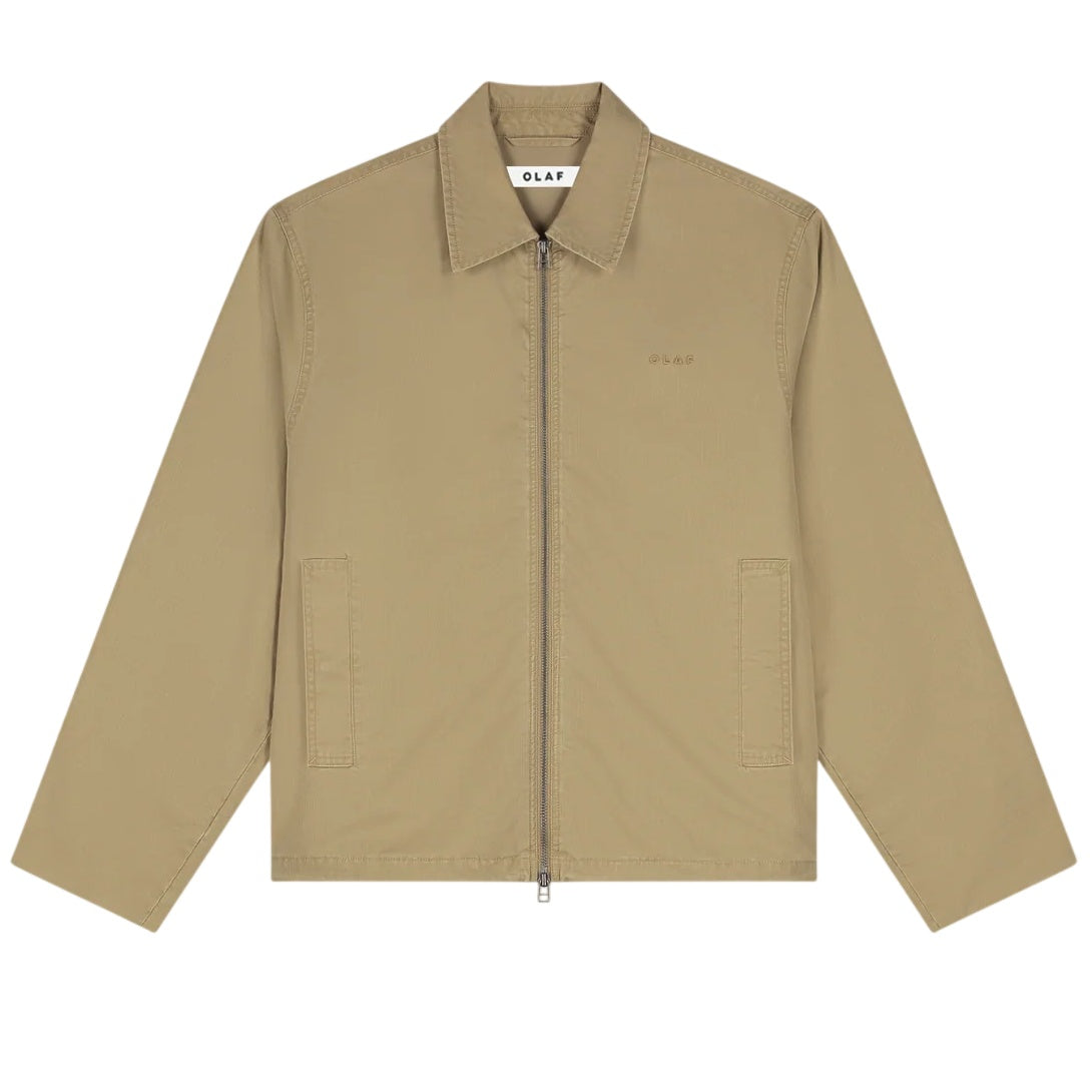 Olaf Herringbone Jack Beige