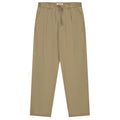 Olaf Herringbone Pleated Broek Beige