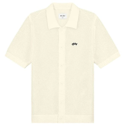 Olaf Knit Polo Licht Geel