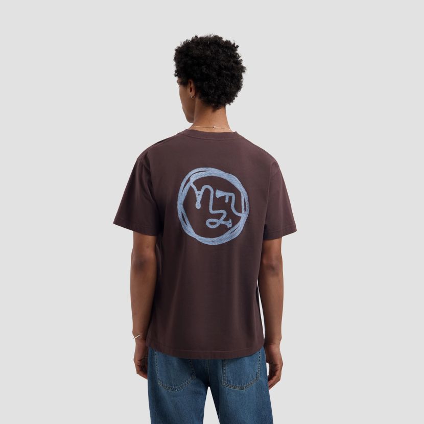 Olaf Lasso Face T-shirt Bruin