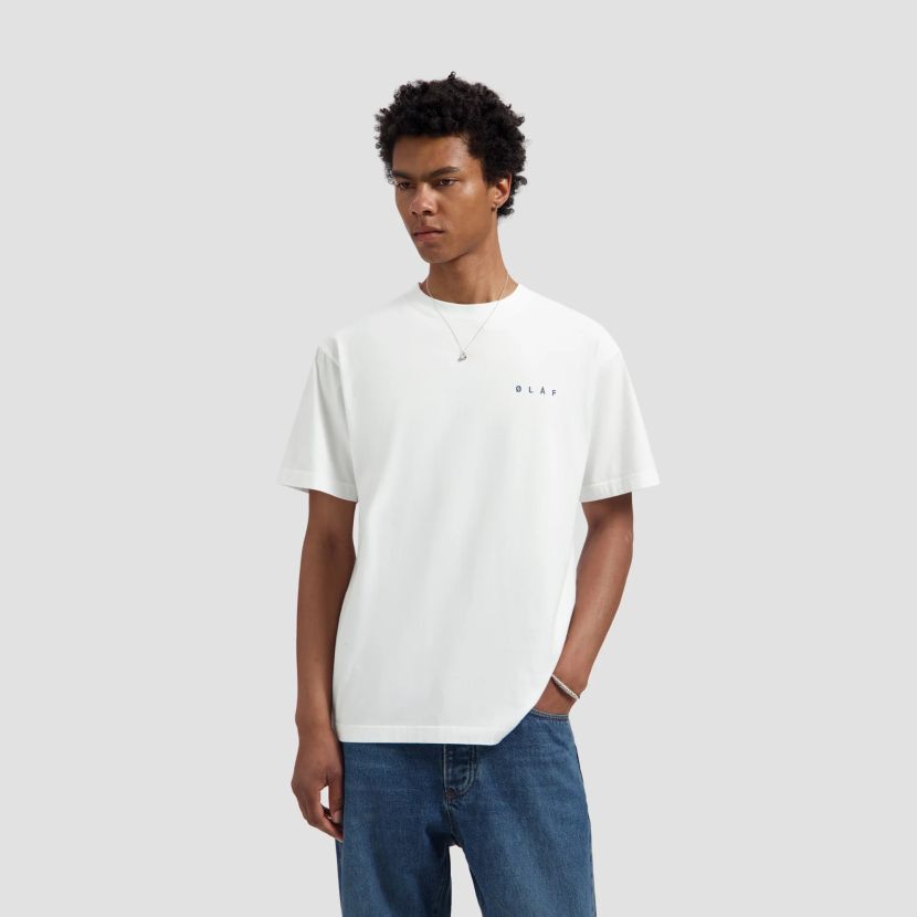 Olaf Lasso Face T-shirt Wit