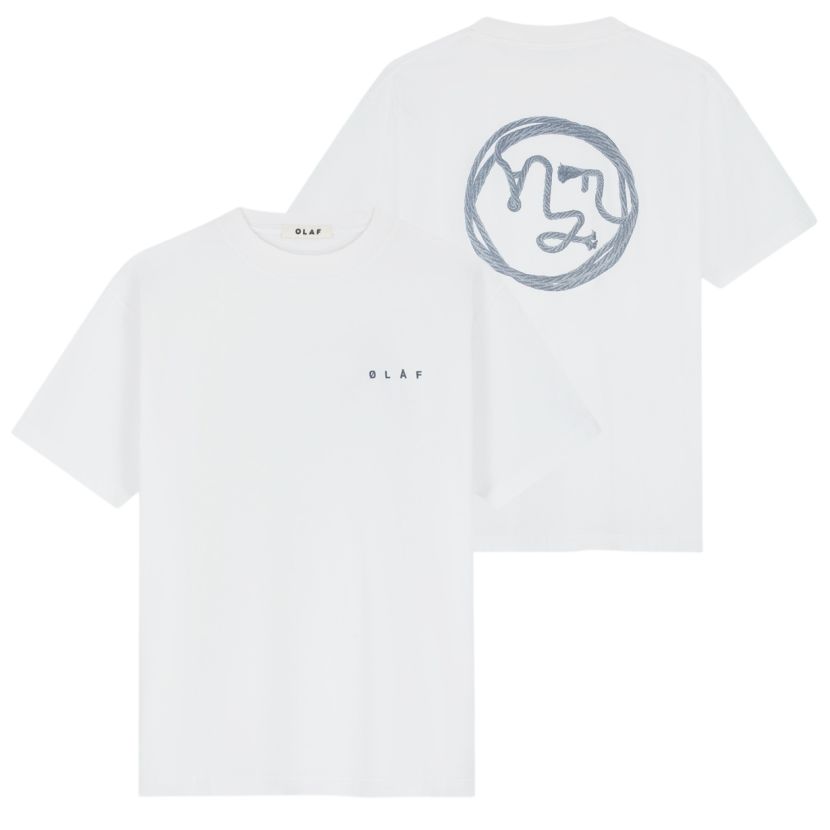 Olaf Lasso Face T-shirt Wit