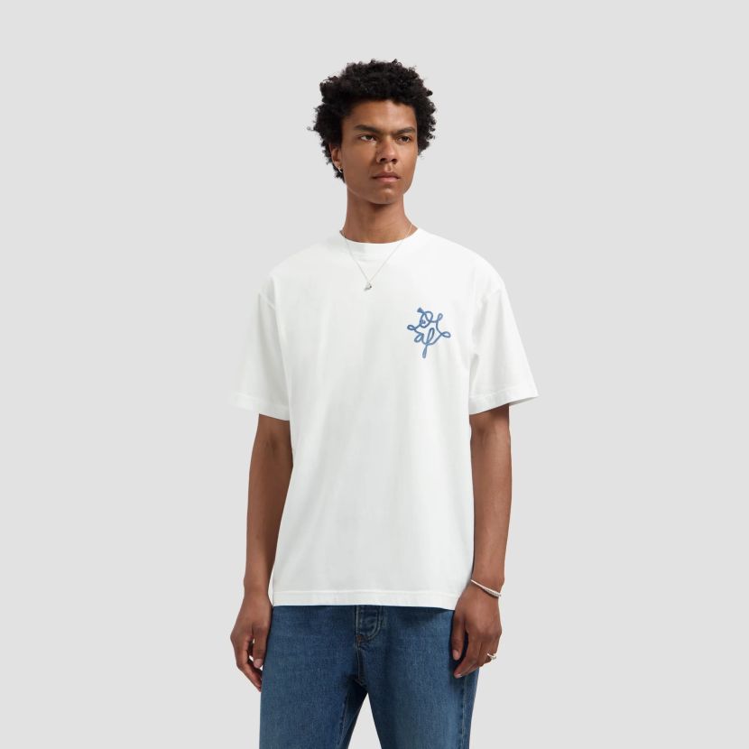 Olaf Lasso Monogram T-shirt Wit