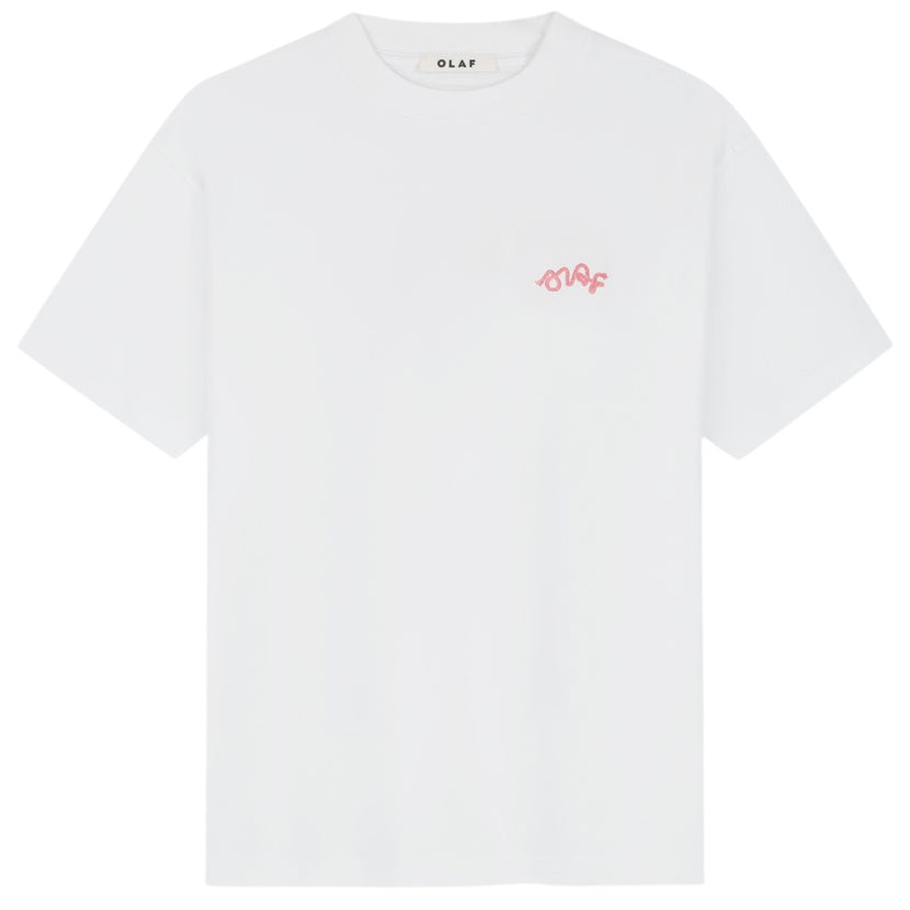 Olaf Lasso Signature T-shirt Wit
