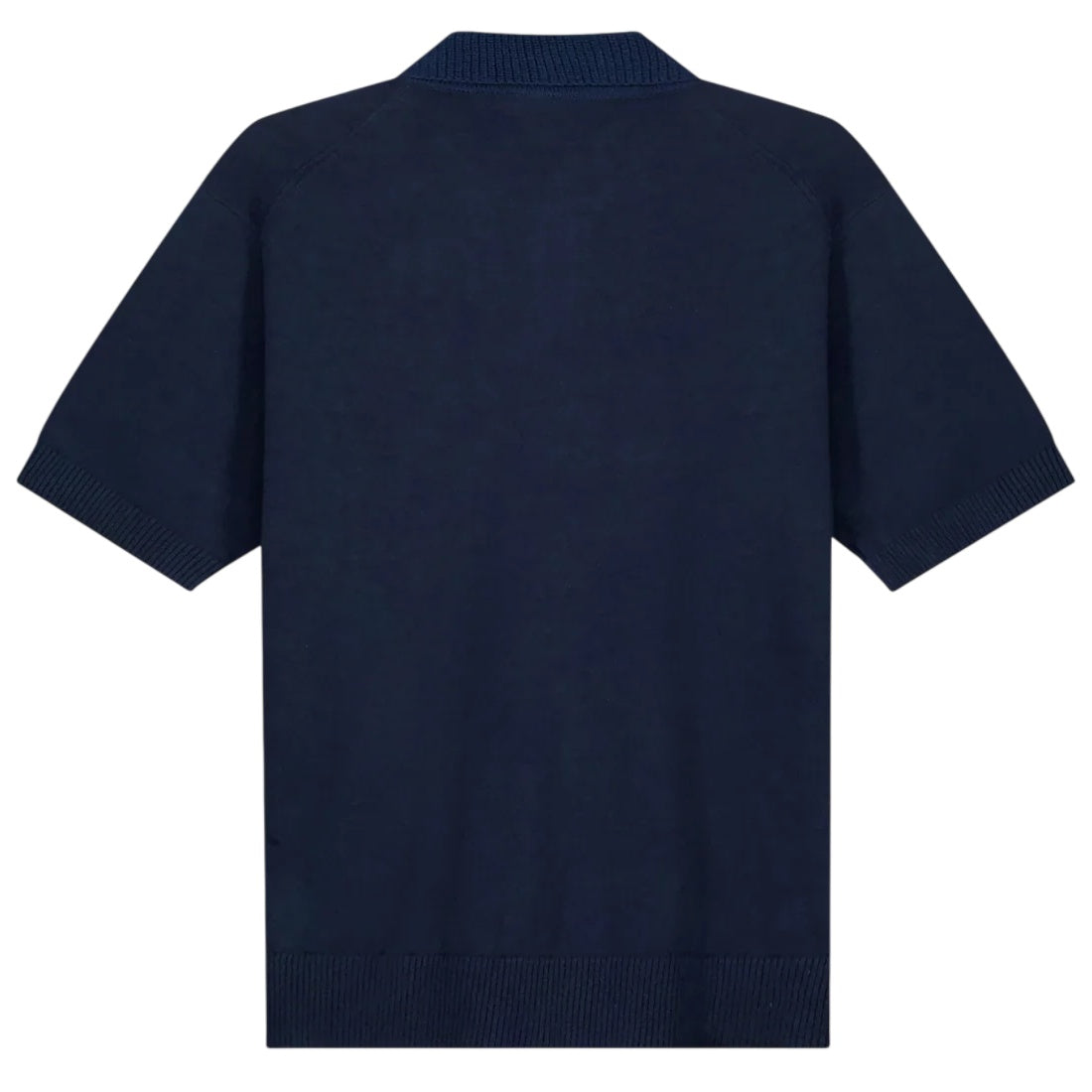 Olaf Linen Knitted Overhemd Navy