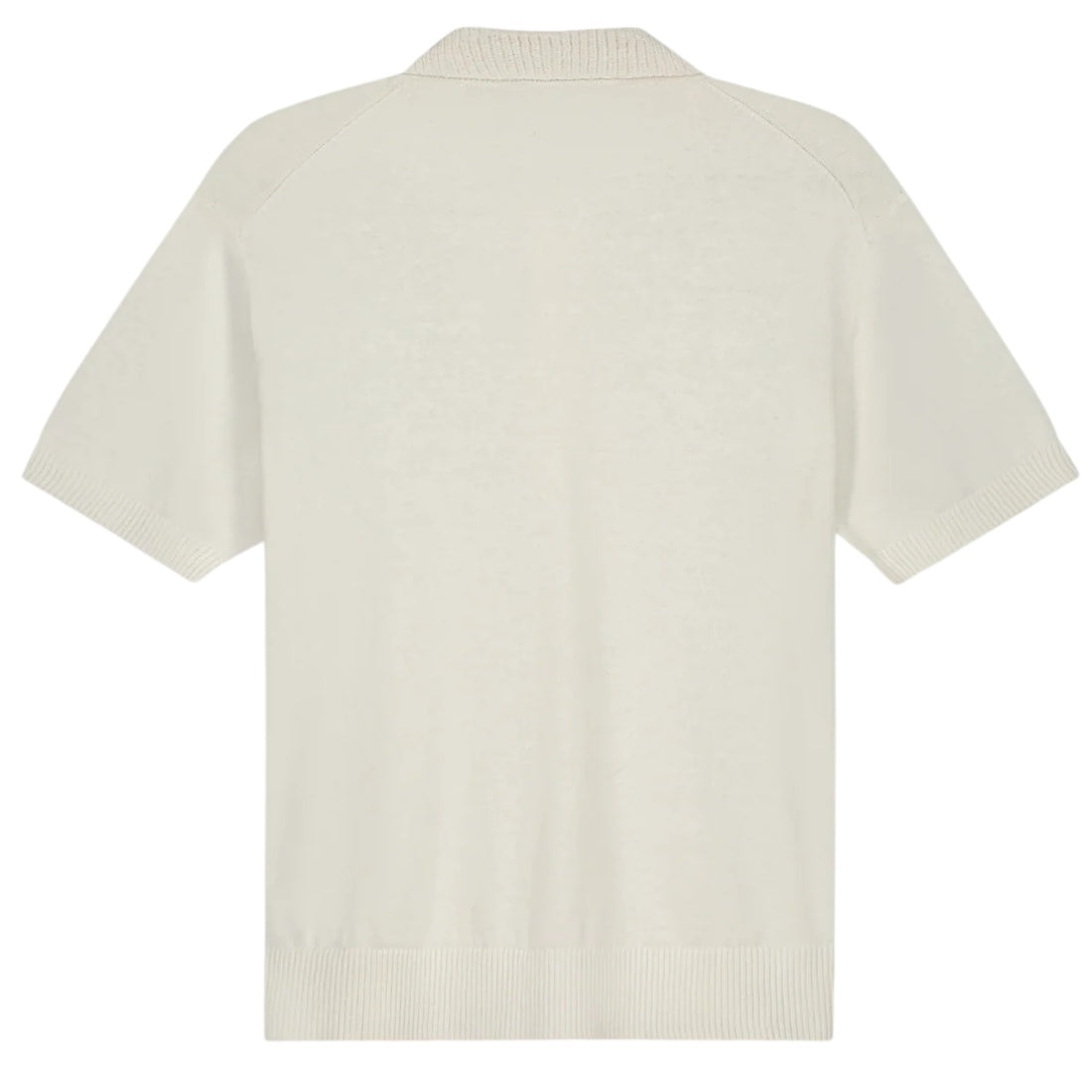Olaf Linen Knitted Overhemd Off White