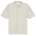 Olaf Linen Knitted Overhemd Off White