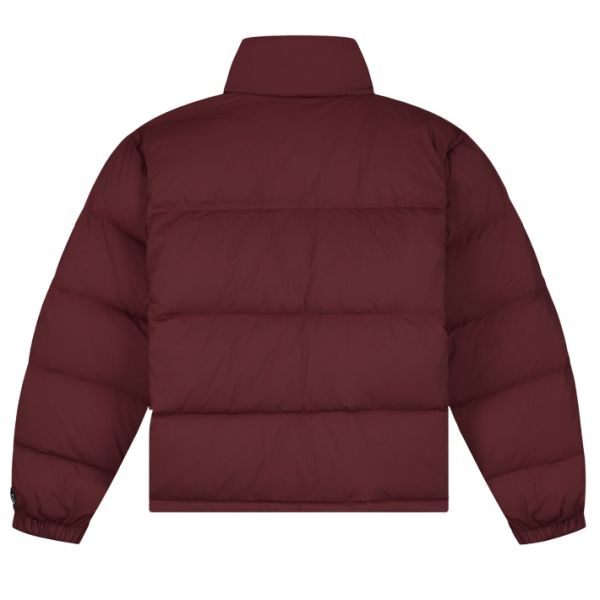 Olaf Matte Puffer Bordeaux
