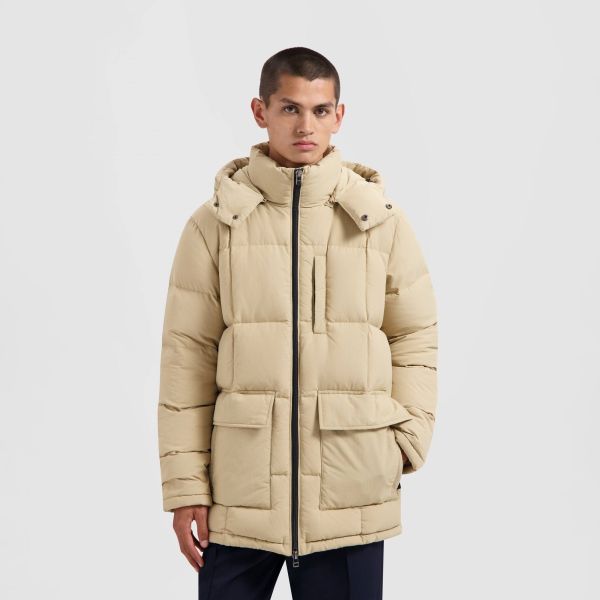 Olaf Midlong Puffer Beige