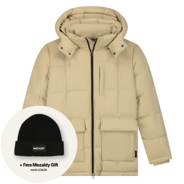 Olaf Midlong Puffer Beige