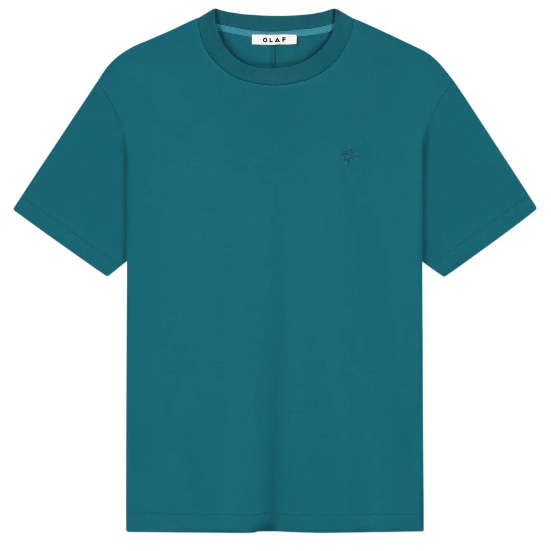 Olaf Monogram Boxy T-shirt Blauw