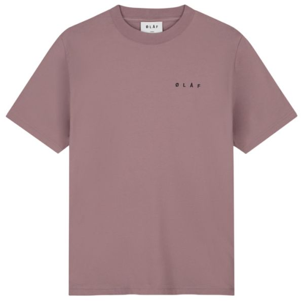 Olaf Paintbrush Graphic T-shirt Roze