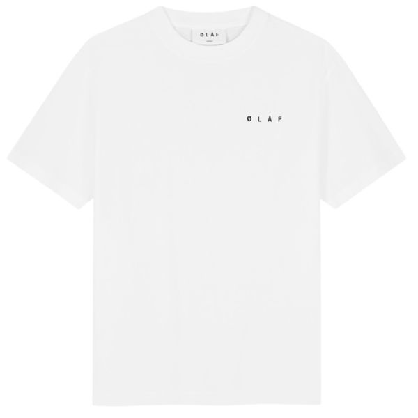 Olaf Paintbrush Graphic T-shirt Wit