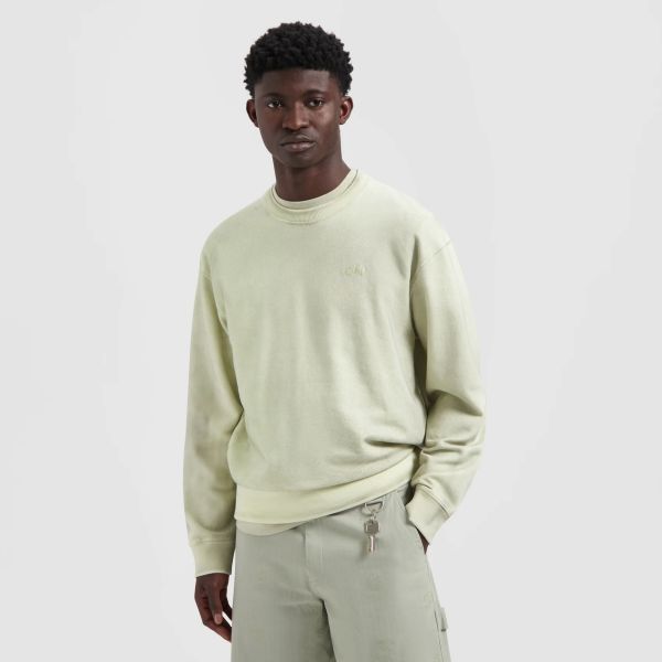Olaf Pigment Spray Sweater Licht Groen