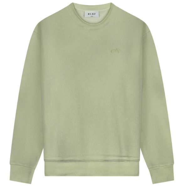 Olaf Pigment Spray Sweater Licht Groen