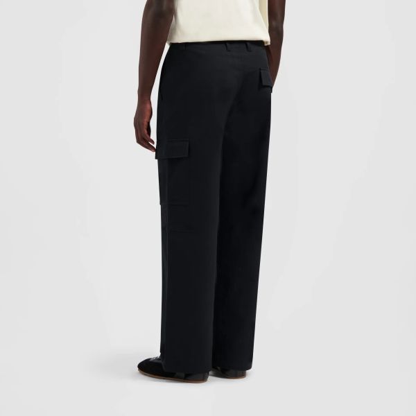 Olaf Relaxed Cargo Broek Zwart