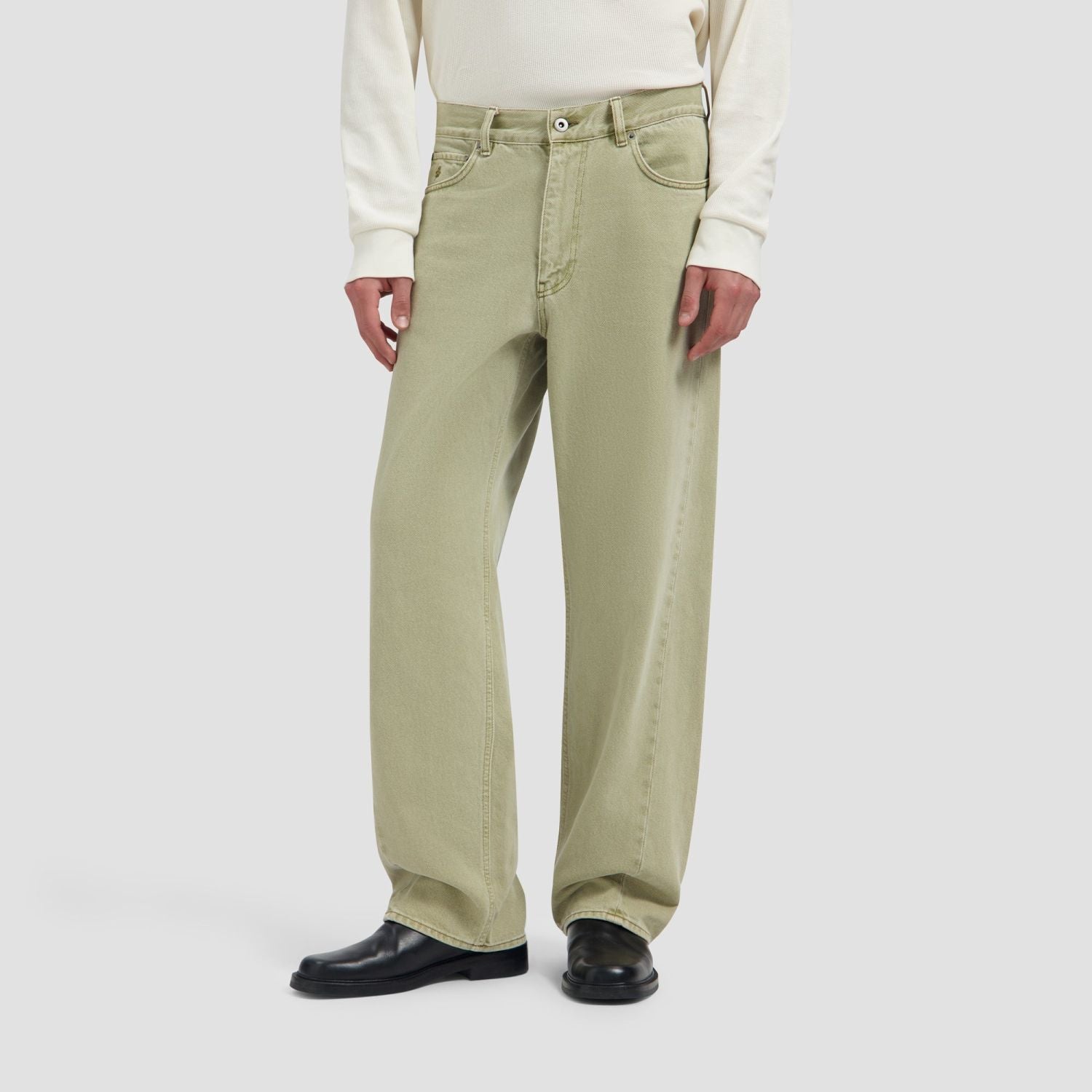 Olaf Relaxed Jeans Licht Groen