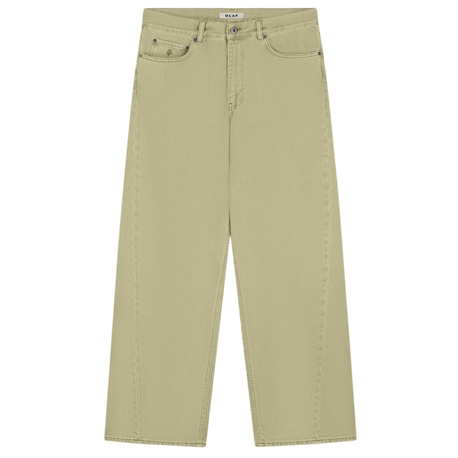 Olaf Relaxed Jeans Licht Groen