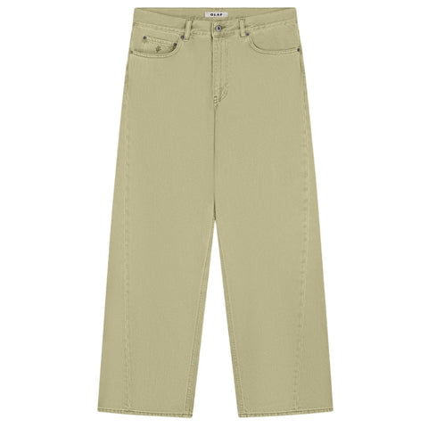 Olaf Relaxed Jeans Licht Groen