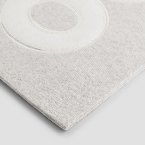 Olaf Retro Applique Sjaal Off White