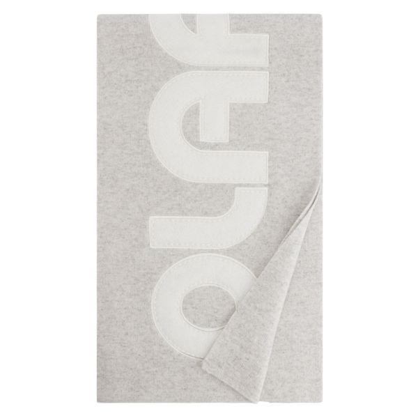 Olaf Retro Applique Sjaal Off White