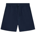 Olaf Seersucker Korte Broek Navy