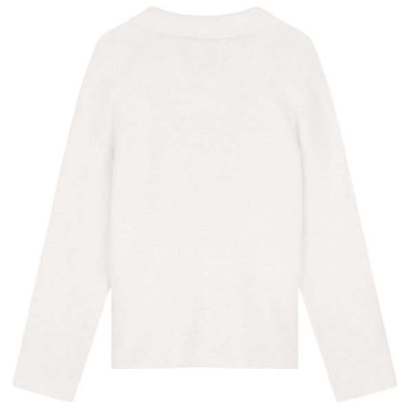Olaf Signature Knitted Polo Off White