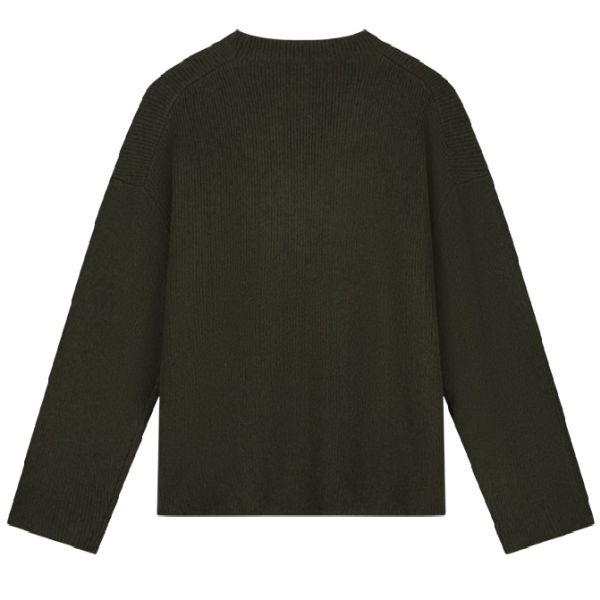 Olaf Signature Knitted Sweater Donker Groen