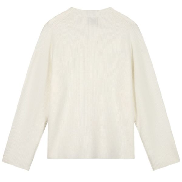 Olaf Signature Knitted Sweater Off White