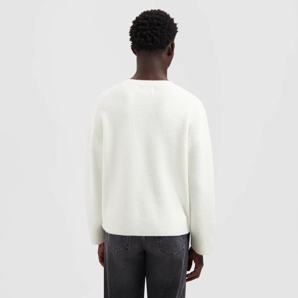 Olaf Signature Knitted Sweater Off White