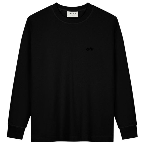 Olaf Signature Longsleeve T-shirt Zwart