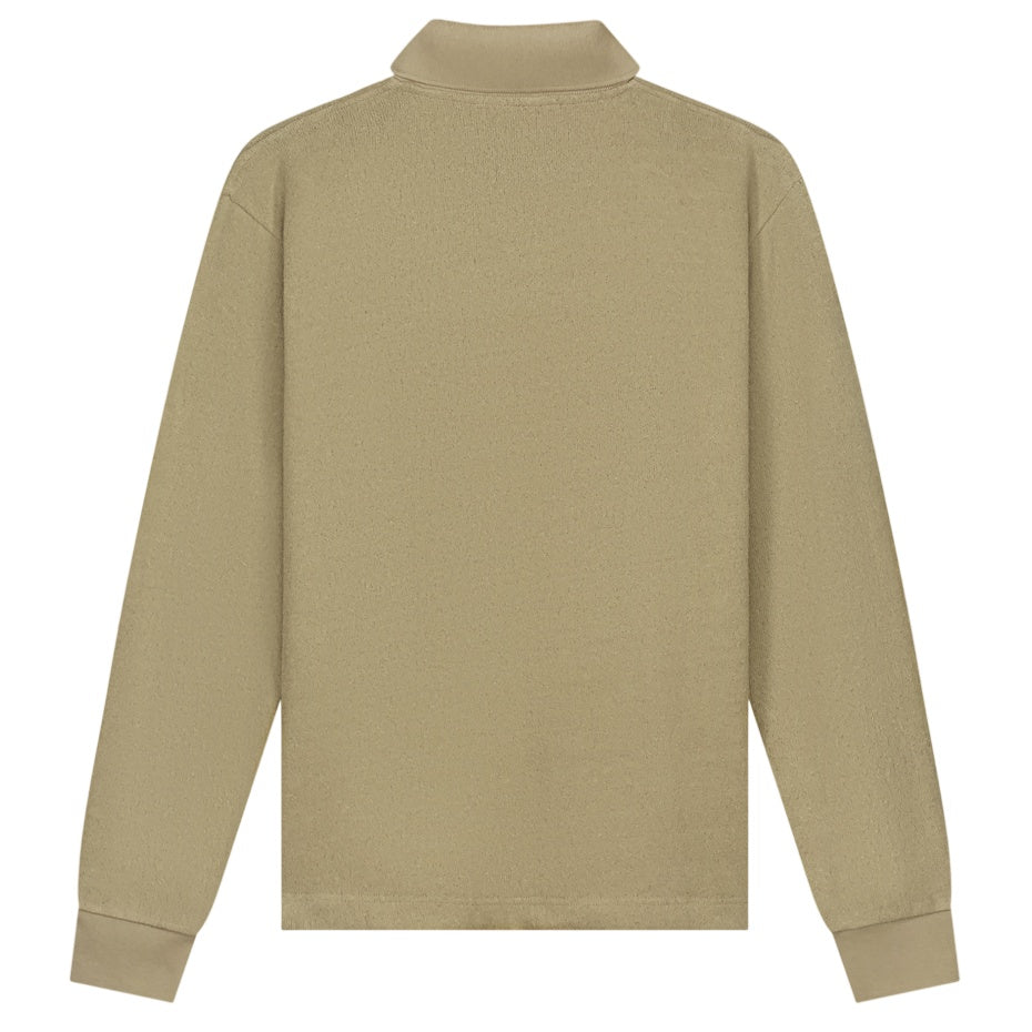 Olaf Signature Pique Longsleeve Polo Donker Groen