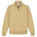 Olaf Signature Zip Mock Sweater Beige