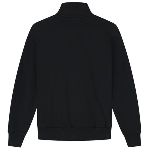 Olaf Signature Zip Mock Sweater Zwart