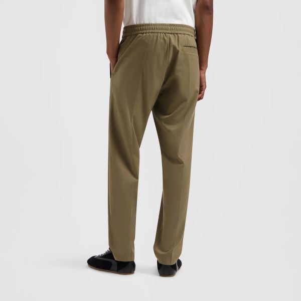 Olaf Slim Elasticated Broek Donker Groen